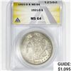 Image 1 : 1921-D Morgan Silver Dollar ANACS MS64