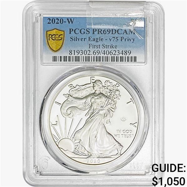 2020-W $1 ASE 1 OZ PCGS PR69 DCAM