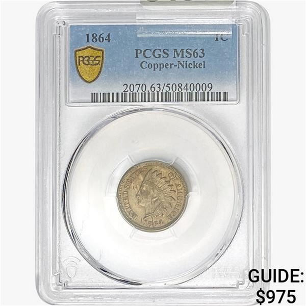 1864 Indian Head Cent PCGS MS63 Copper-Nickel
