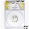 Image 1 : 1938-D Mercury Silver Dime ANACS MS65 FSB