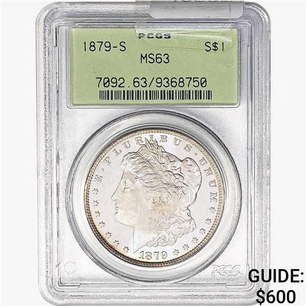 1879-S Morgan Silver Dollar PCGS MS63