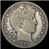 Image 1 : 1915 Barber Half Dollar NICELY CIRCULATED