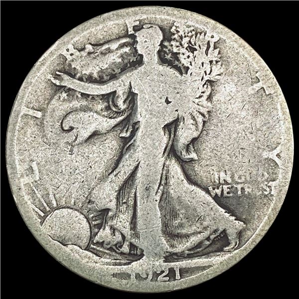 1921-S Walking Liberty Half Dollar NICELY CIRCULATED