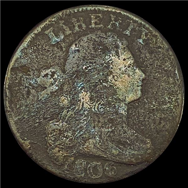 1806 Draped Bust Large Cent NICELY CIRCULATED