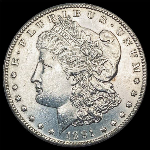 1891-S Morgan Silver Dollar UNCIRCULATED