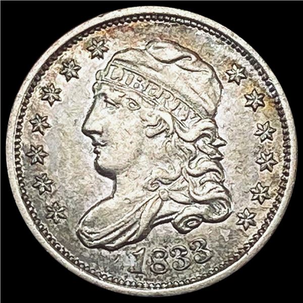1833 Capped Bust Half Dime CLOSELY UNCIRCULATED