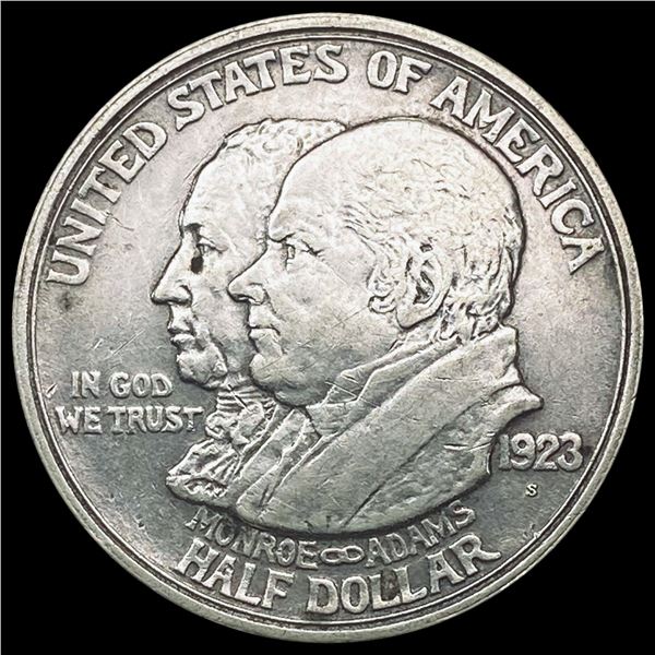 1923-S Monroe Half Dollar CLOSELY UNCIRCULATED