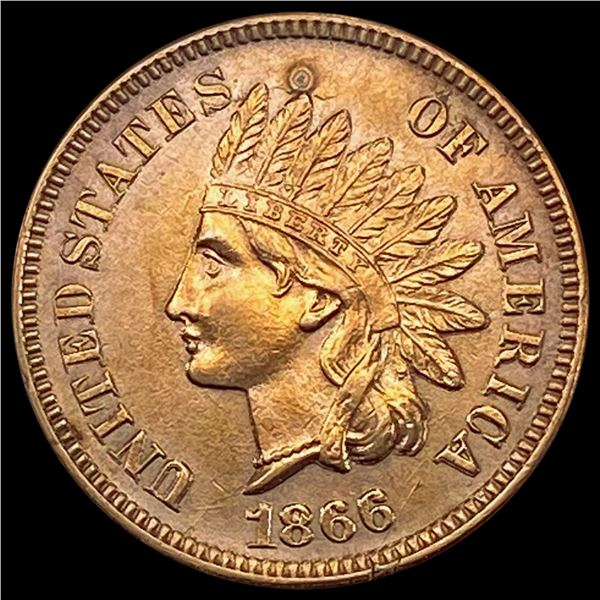 1866 RB Indian Head Cent UNCIRCULATED