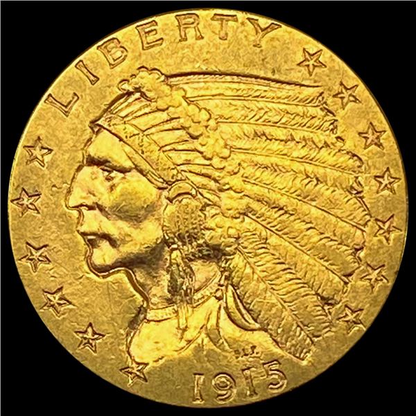1915 $2.50 Gold Quarter Eagle UNCIRCULATED