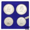Image 1 : 1976 Montreal Olympics $5/$10 Set 4.33oz ASW