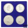 1976 Montreal Olympics $5/$10 Set 4.33oz ASW