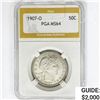 Image 1 : 1907-O Barber Half Dollar PGA MS64