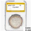 Image 1 : 1878 7/8TF Morgan Silver Dollar PGA MS63