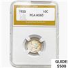 1920-D Mercury Silver Dime PGA MS60