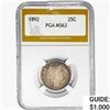 1892 Barber Quarter PGA MS63