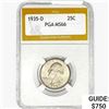 1935-D Washington Silver Quarter PGA MS66