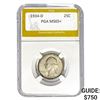 1934-D Washington Quarter PGA MS65+