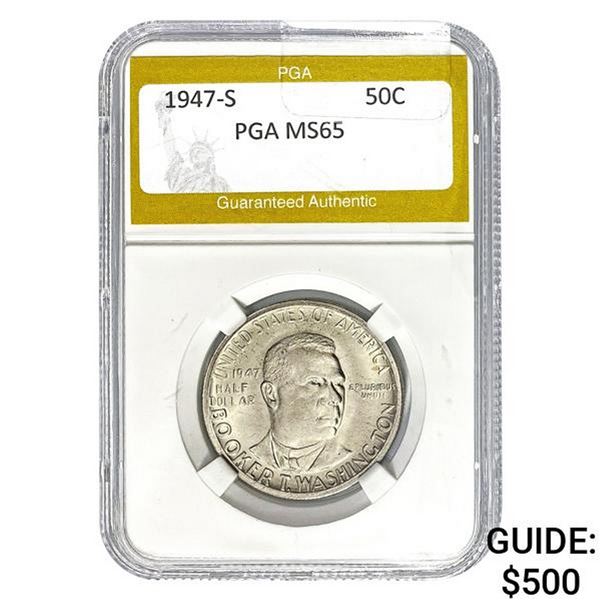 1947-S Booker T. Washington Half Dollar