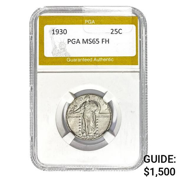 1930 Standing Liberty Quarter PGA MS65 F