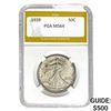 Image 1 : 1939 Walking Liberty Half Dollar PGA MS6