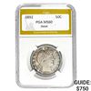 Image 1 : 1892 Barber Half Dollar PGA MS60