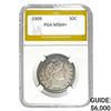 Image 1 : 1909 Barber Half Dollar PGA MS64+