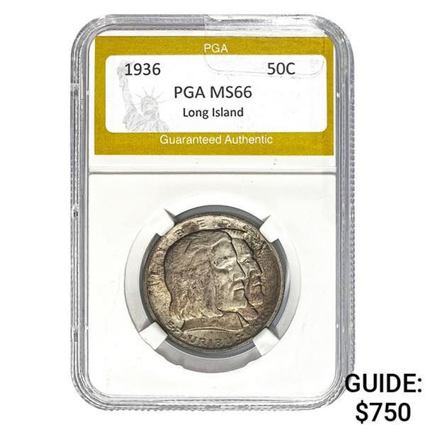 1936 Long Island 50C PGA MS66