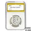 Image 1 : 1955 Franklin Half Dollar PGA PR67 CAMEO