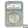 1881-S Morgan Silver Dollar NTC MS67