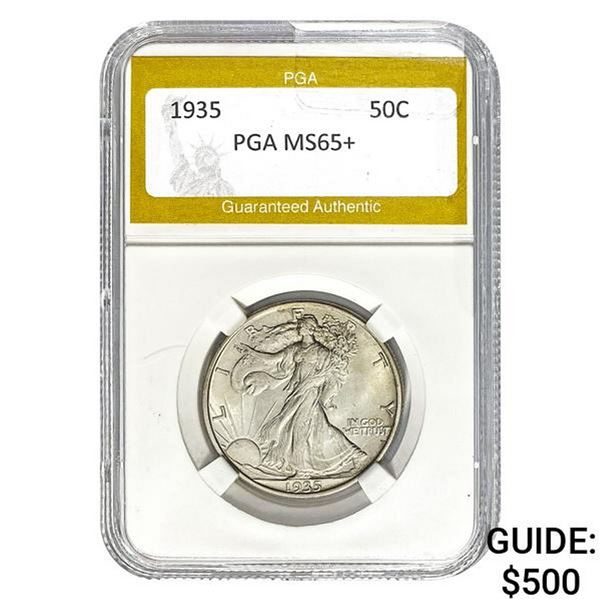 1935 Walking Liberty Half Dollar PGA MS6