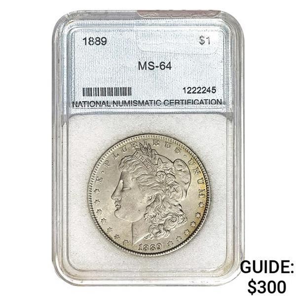 1889 Morgan Silver Dollar NNC MS-64