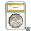 Image 1 : 2010 $1 Silver Eagle PGA MS70