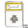 Image 1 : 1881 10C PGA PR66 CAMEO