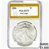 1986 American Silver Eagle PGA MS70
