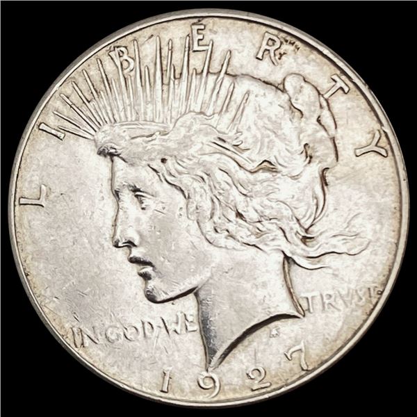 1927-S Silver Peace Dollar CHOICE AU