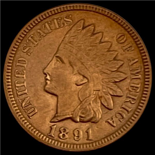 1891 RED Indian Head Cent UNCIRCULATED