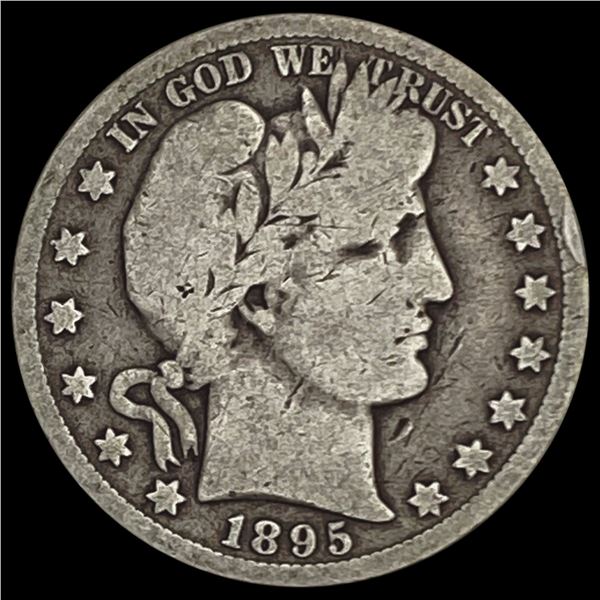 1895-O Barber Half Dollar NICELY CIRCULATED