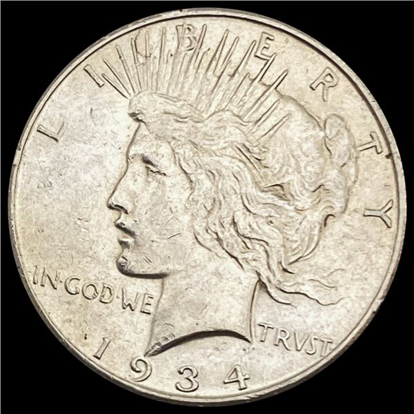 1934-S Silver Peace Dollar UNCIRCULATED