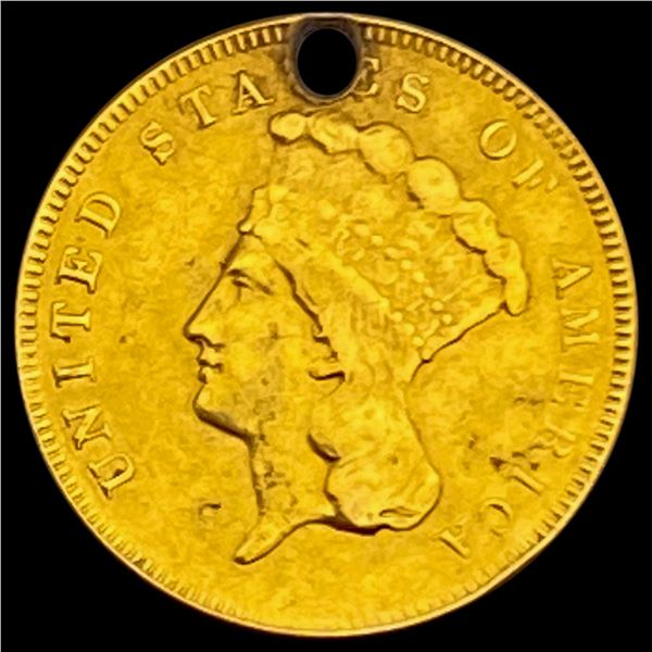 $3 Gold Piece HIGH GRADE