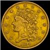 1834 $5 Gold Half Eagle LIGHTLY CIRCULATED