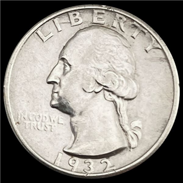 1932-D Washington Silver Quarter CLOSELY UNC