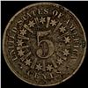 Image 1 : 1867 RAYS Shield Nickel NICELY CIRCULATED
