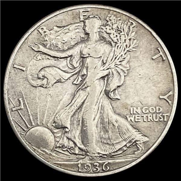 1936-D Walking Liberty Half Dollar CLOSELY UNCIRCULATED