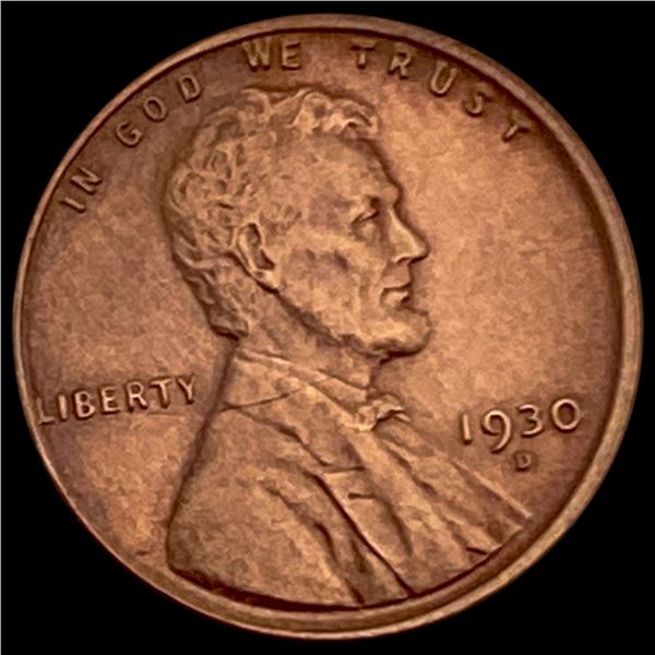 1930-D RED Wheat Cent CHOICE BU