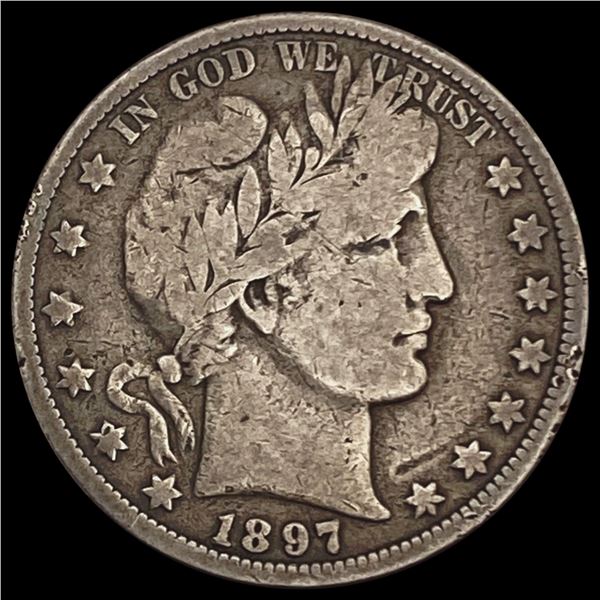 1897-O Barber Half Dollar NICELY CIRCULATED