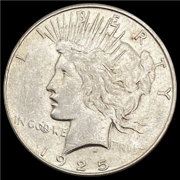 1925-S Silver Peace Dollar CLOSELY UNCIRCULATED