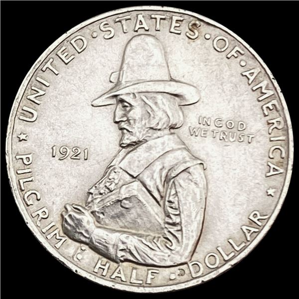 1921 Pilgrim Half Dollar CHOICE BU