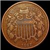 Image 1 : 1867 Two Cent Piece CLOSELY UNCIRCULATED