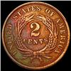 Image 2 : 1864 Two Cent Piece LIGHTLY CIRCULATED