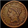 1840 Braided Hair Large Cent NICELY CIRCULATED